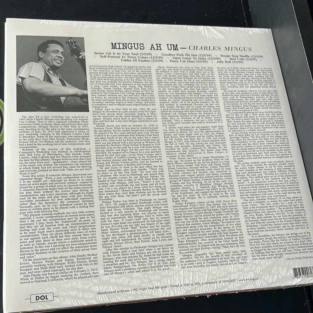 CHARLES MINGUS - Mingus Ah Um