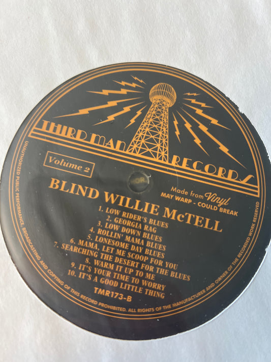 BLIND WILLIE McTELL - vol 2 complete recorded works