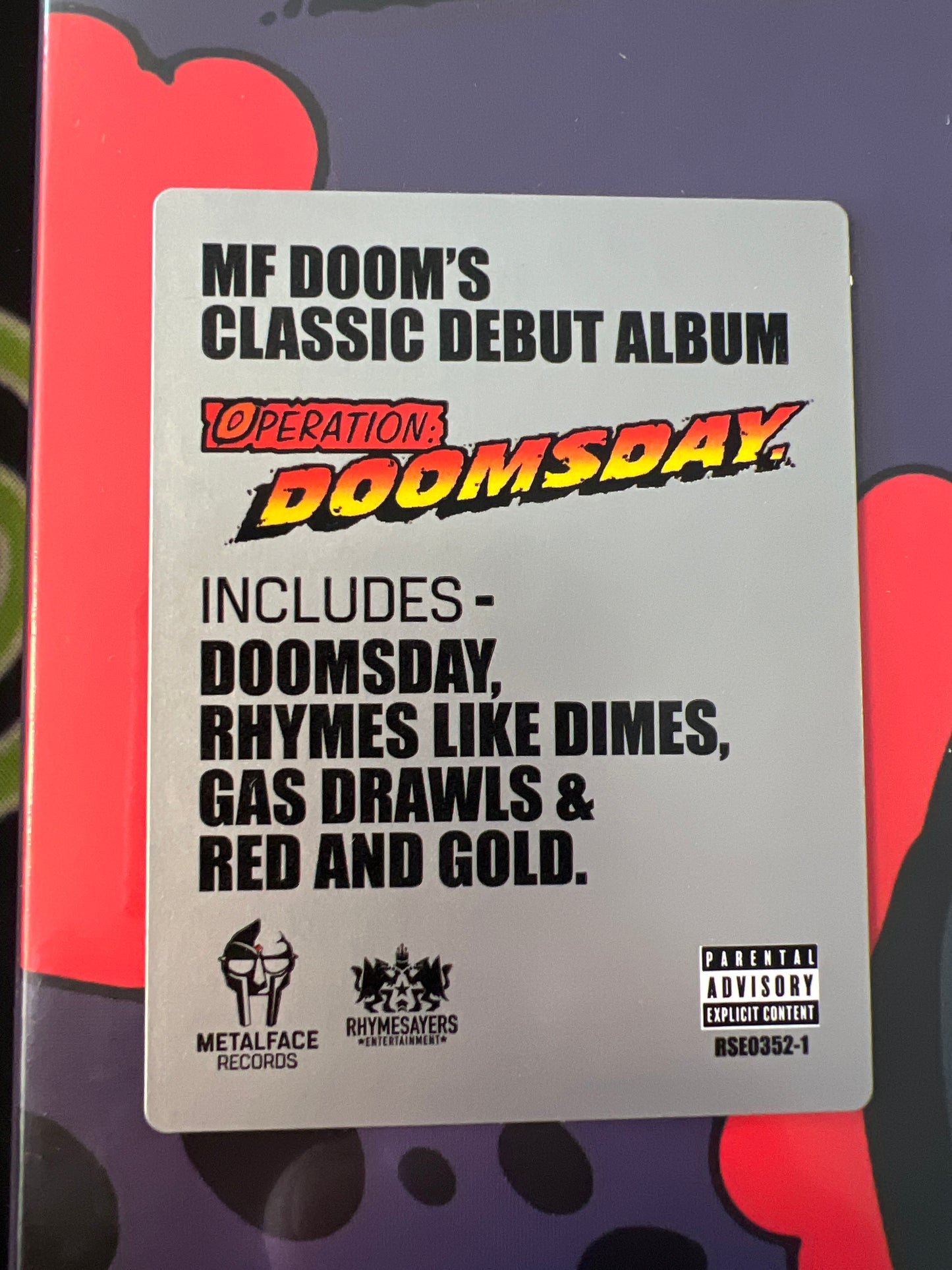 MF DOOM - operation doomsday
