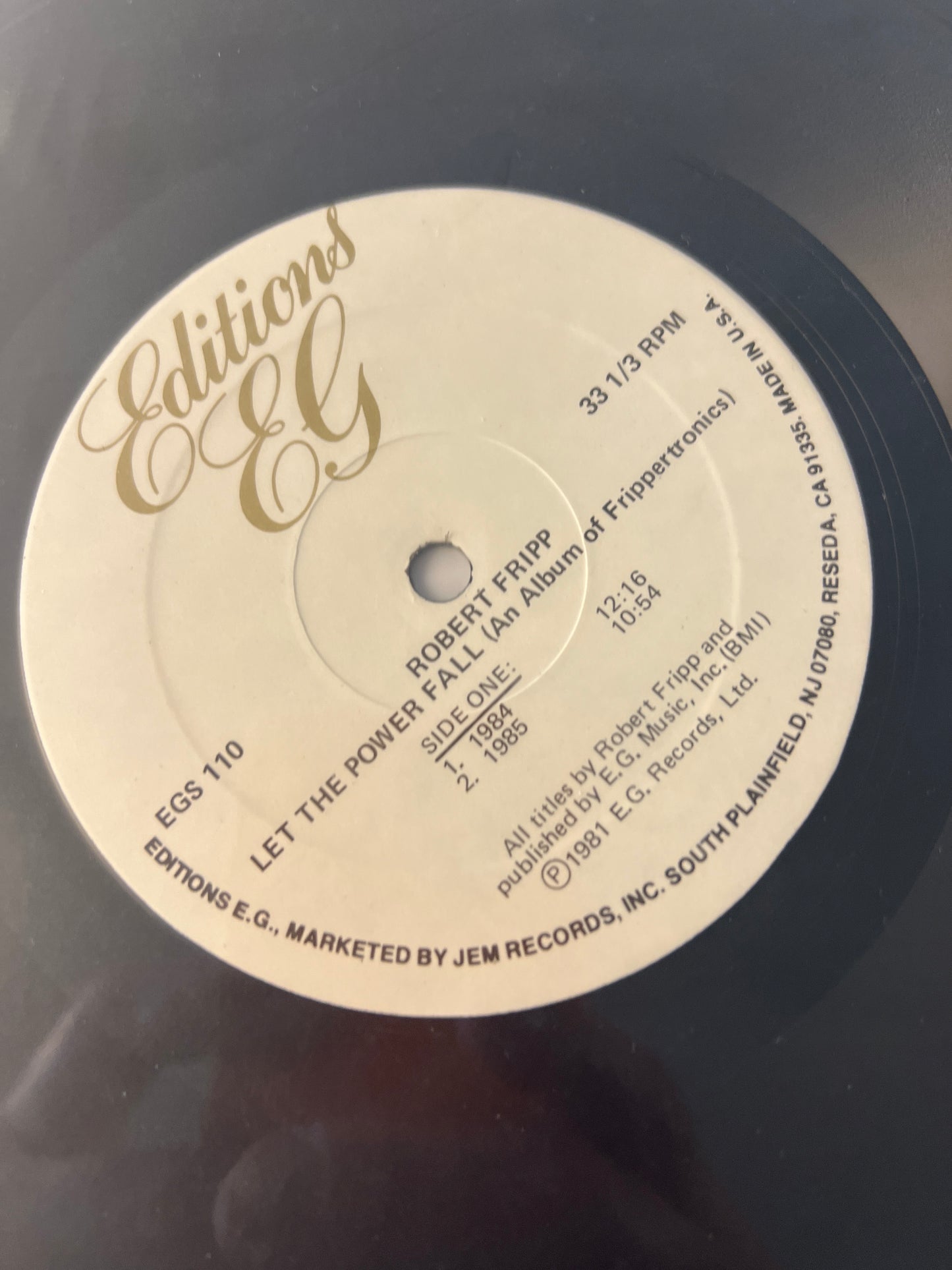 ROBERT FRIPP - let the power fall