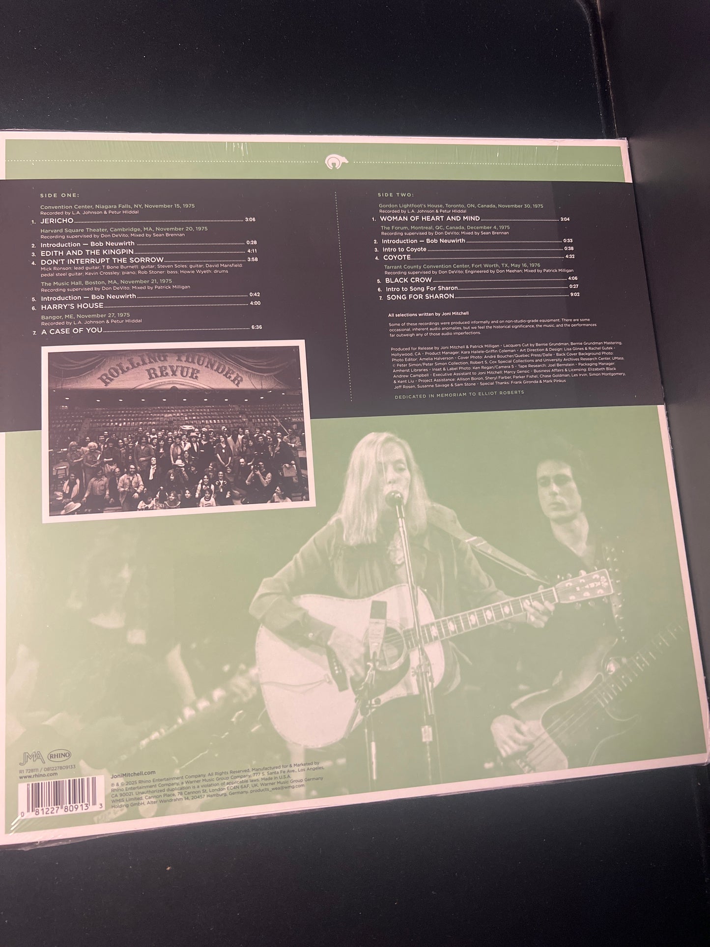 JONI MITCHELL - rolling thunder revue