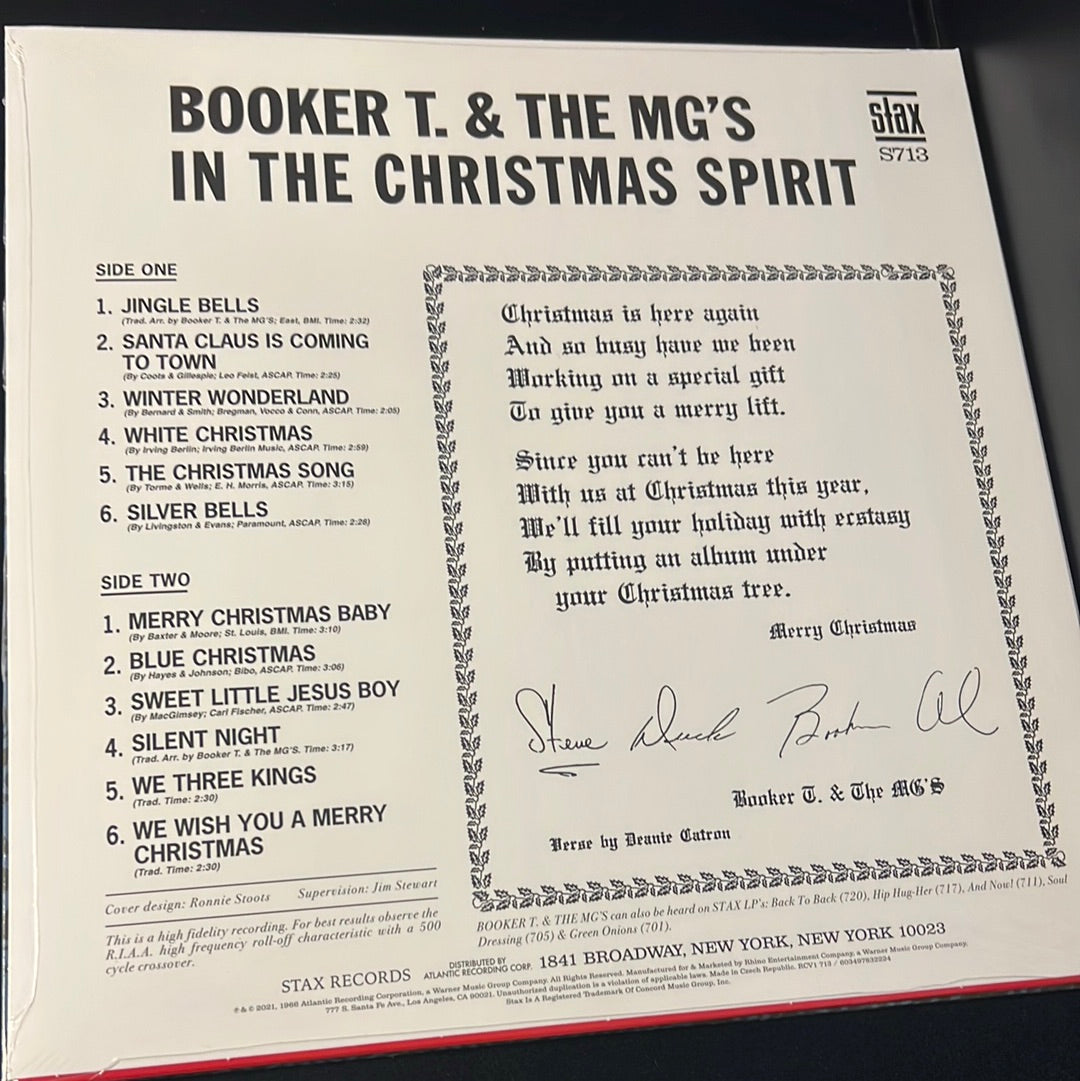 BOOKER T. & THE MG’S - in the Christmas Spirit