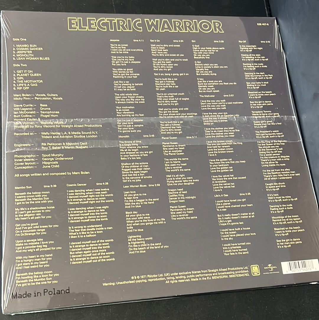 T. REX - electric warrior