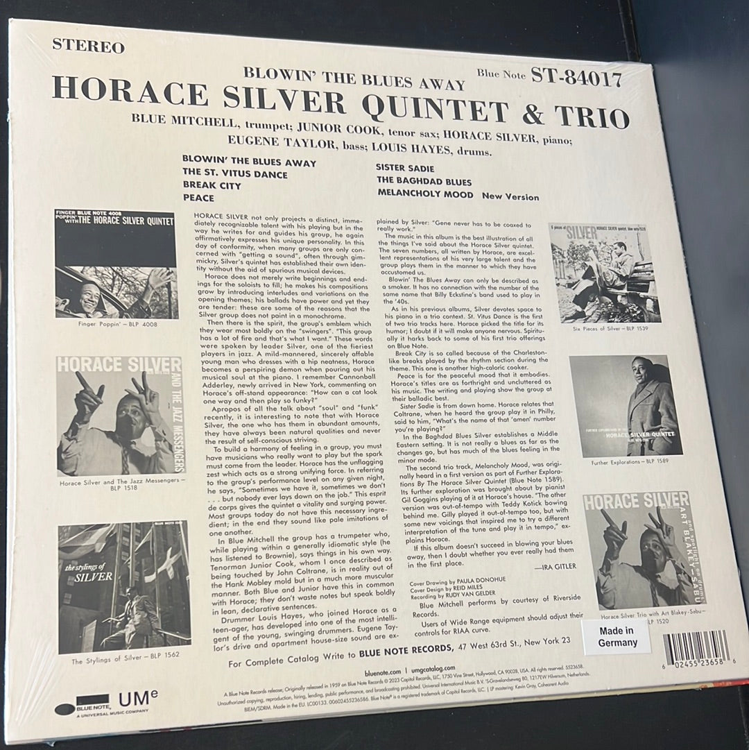 HORACE SILVER - blowin’ the Blues away