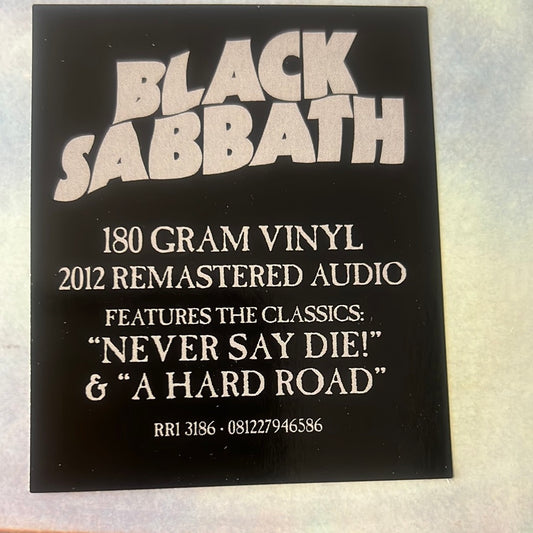 BLACK SABBATH - never say die