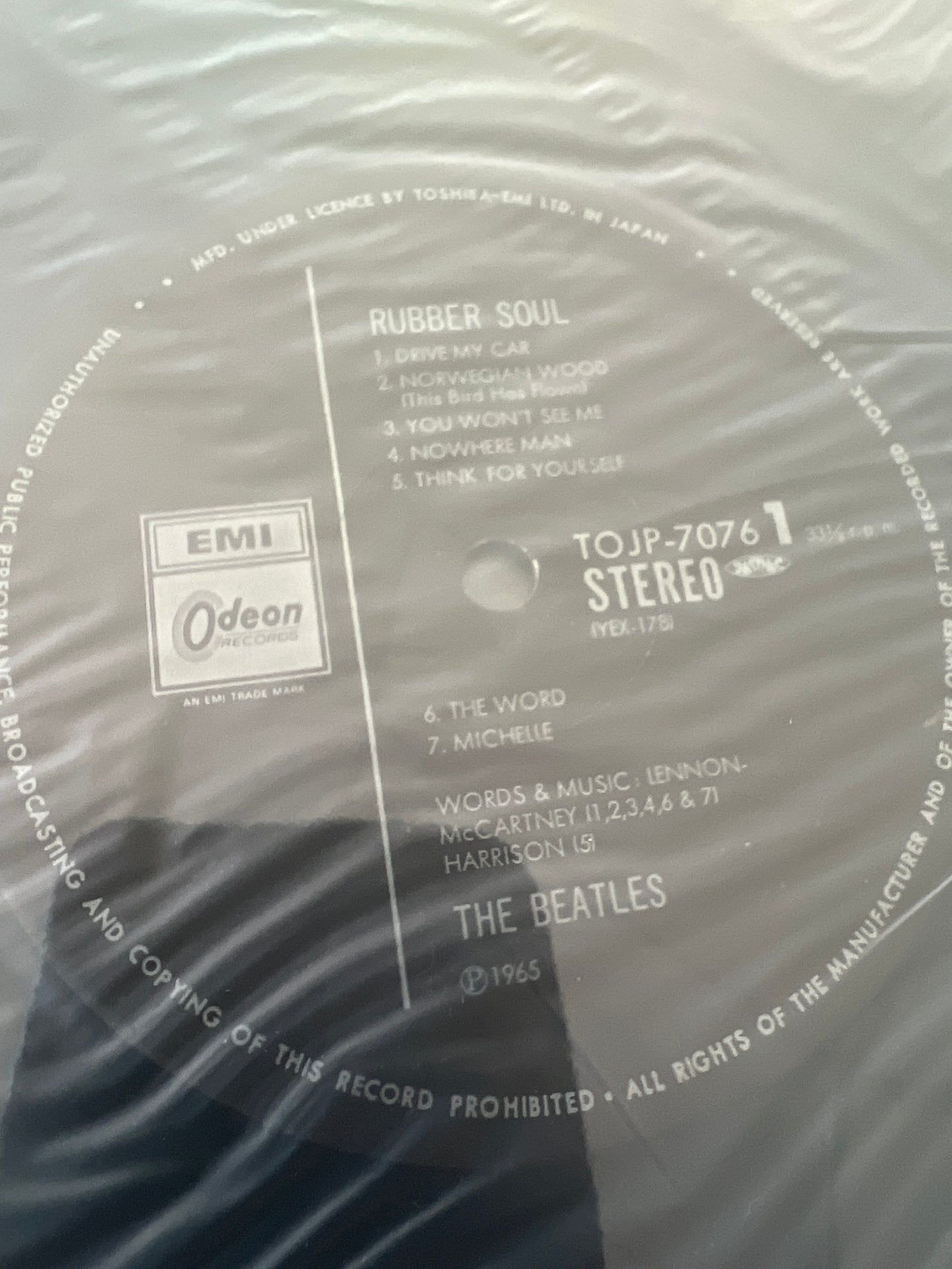 THE BEATLES - rubber soul