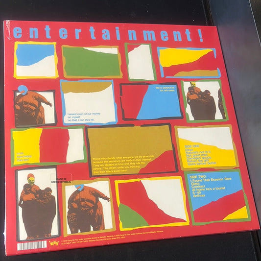 GANG OF FOUR “entertainment!”