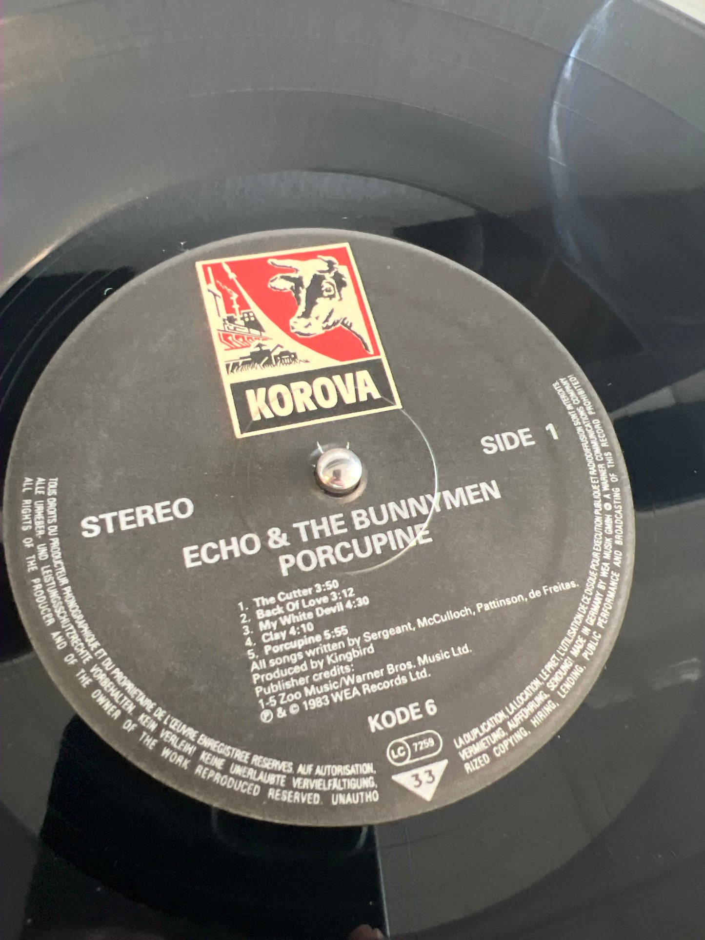 ECHO & THE BUNNYMEN - porcupine