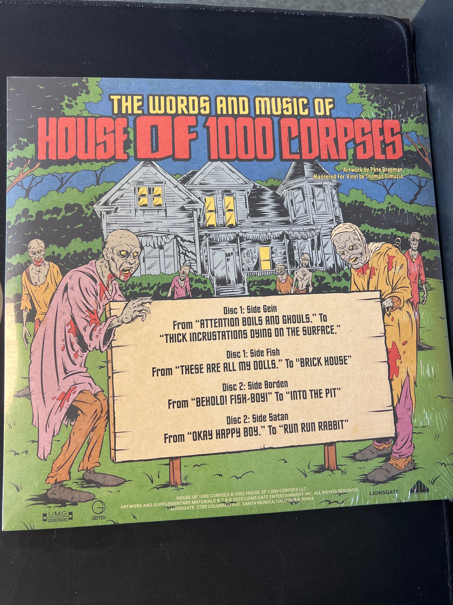 HOUSE OF 1000 CORPSES - the words and music