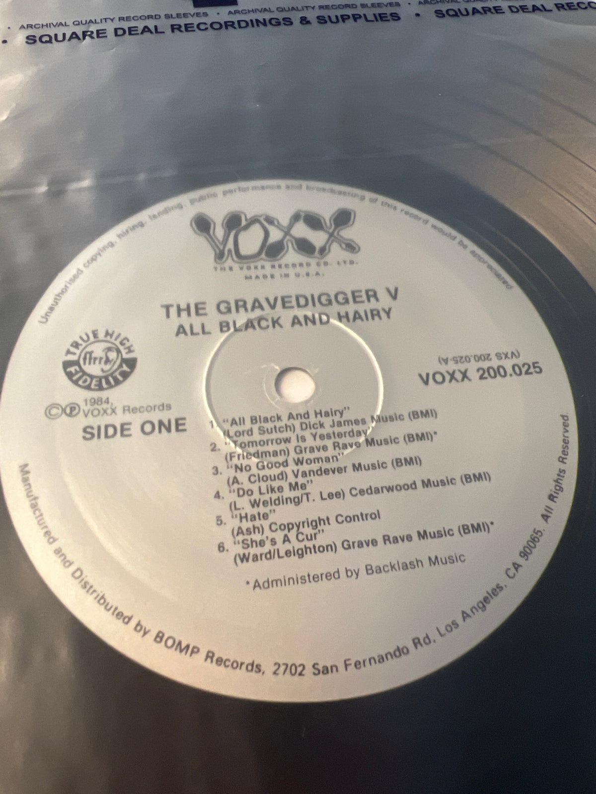 THE GRAVEDIGGER V - all black and hairy