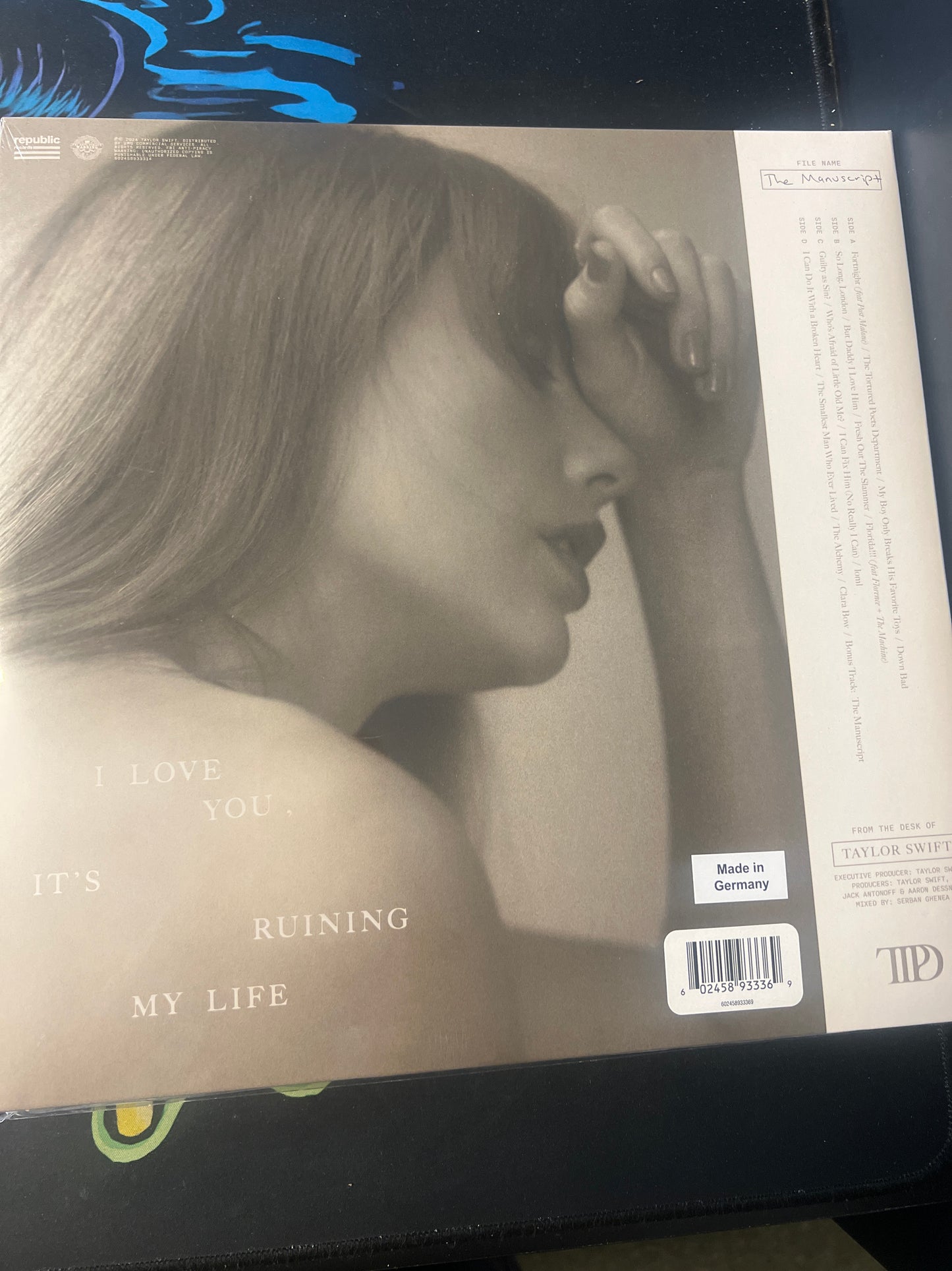 TAYLOR SWIFT - the tortured poets department