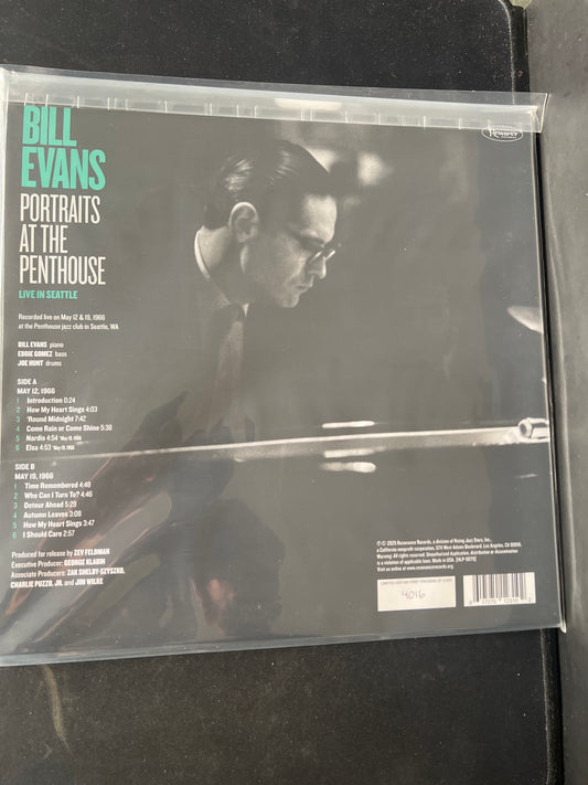 BILL EVANS - portraits at the penthouse, live in Seattle