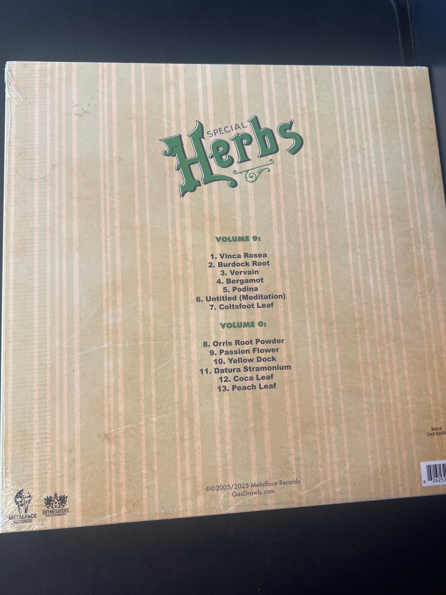 METAL FINGERS (MF Doom) - special herb vols 9&10