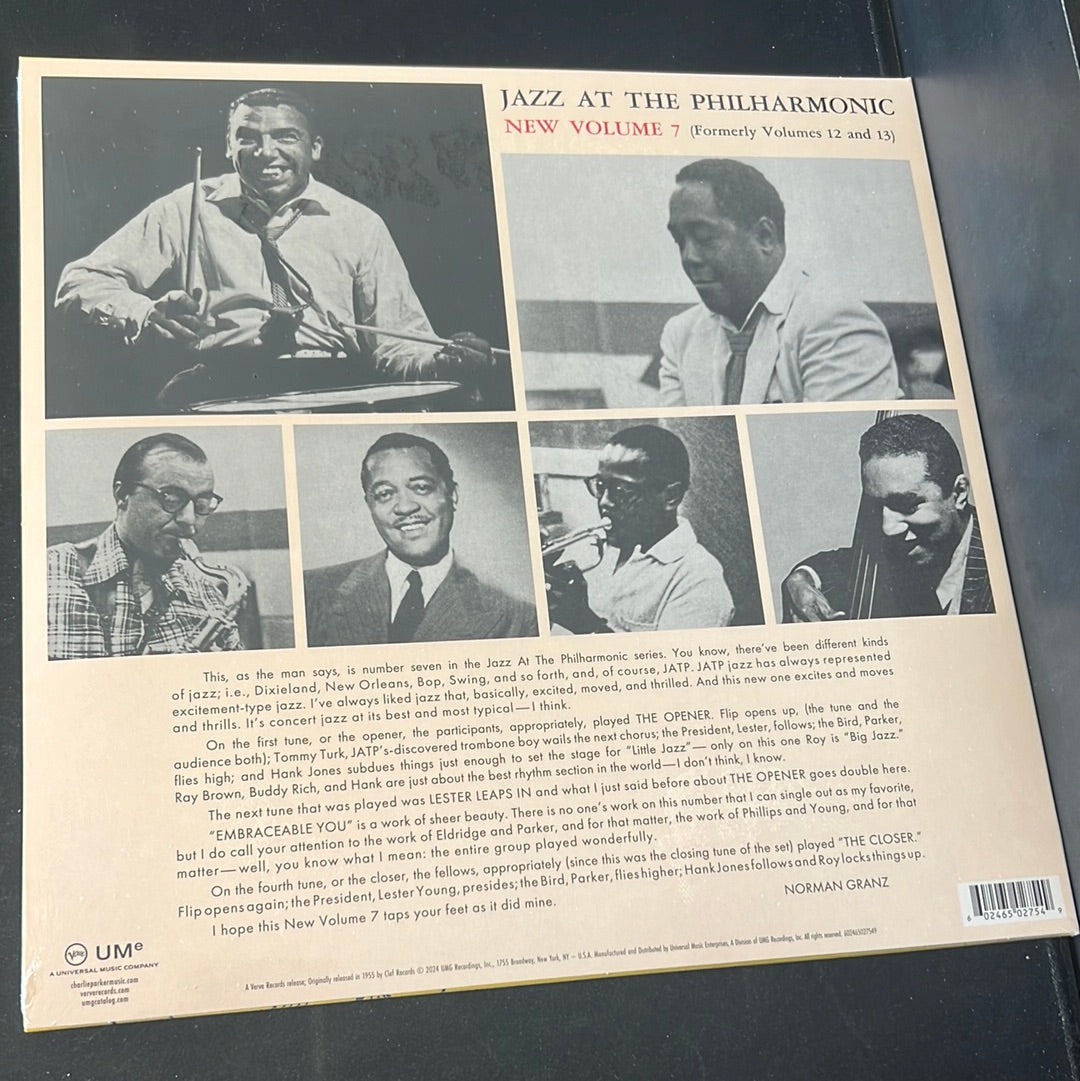 CHARLIE PARKER - Jazz at the Philharmonic