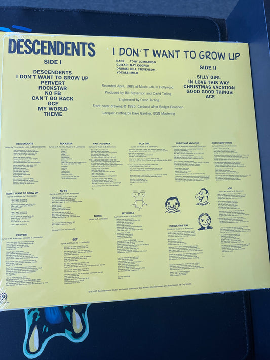 DESCENDENTS - I don’t want to grow up