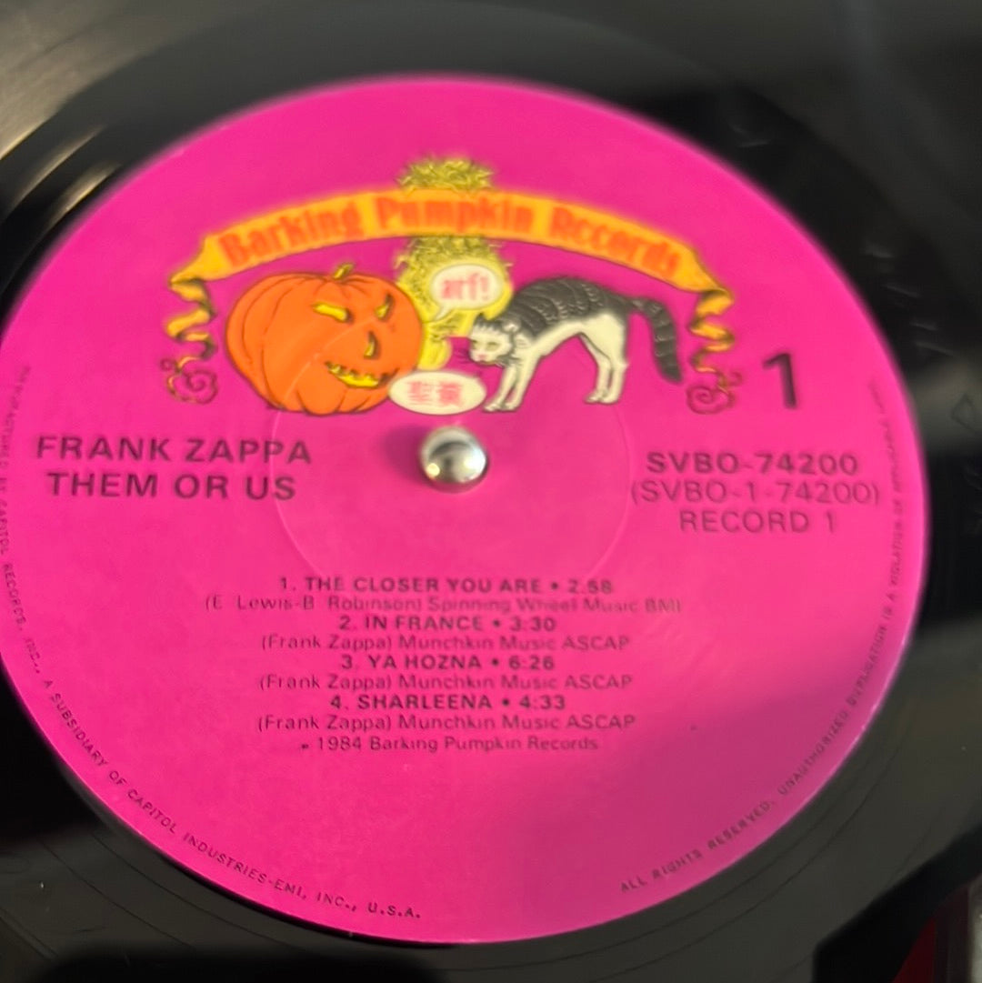 FRANK ZAPPA - them or us