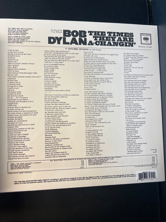 BOB DYLAN - the times they are a-changin