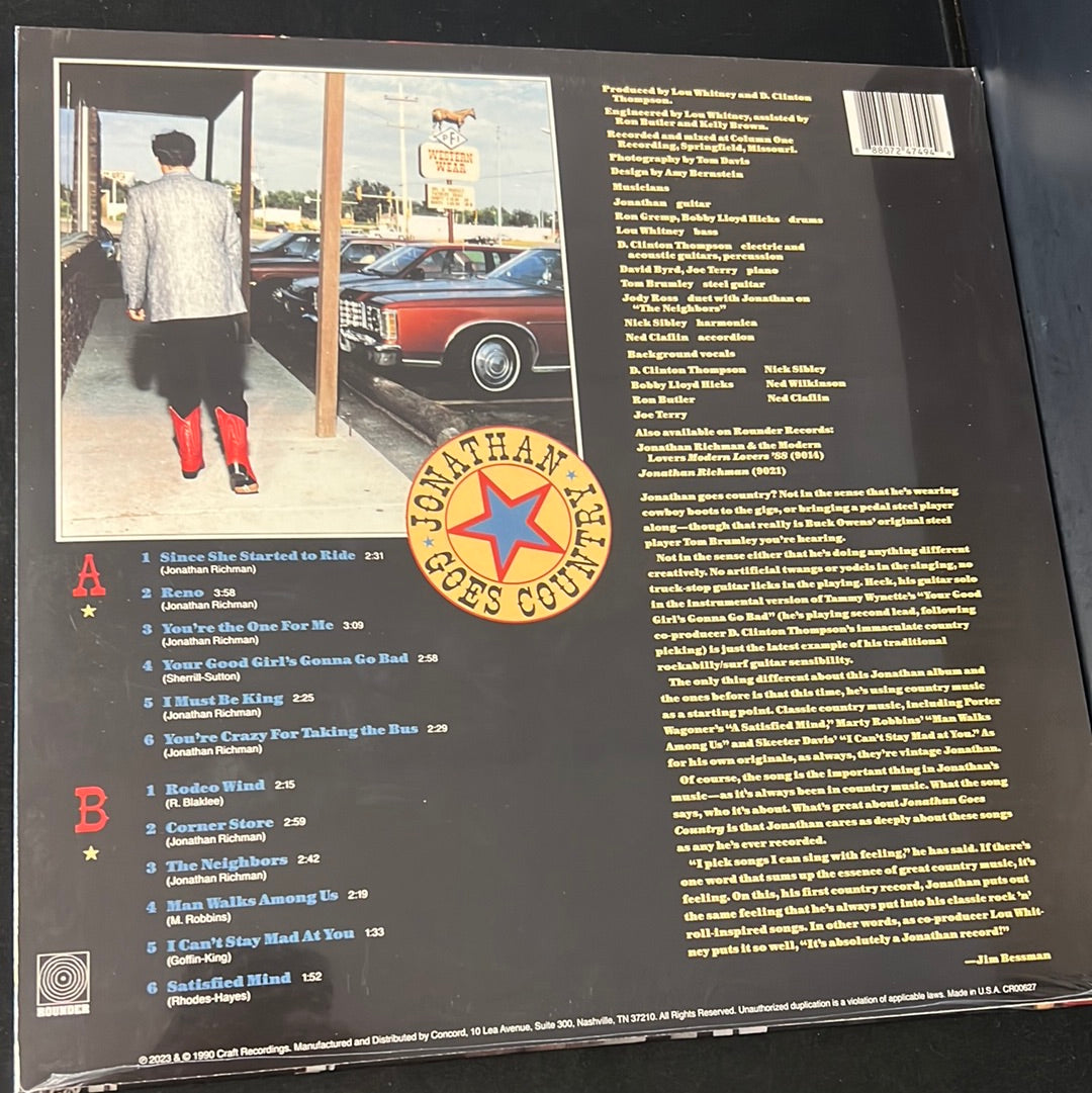JONATHAN RICHMAN - Jonathan Goes Country