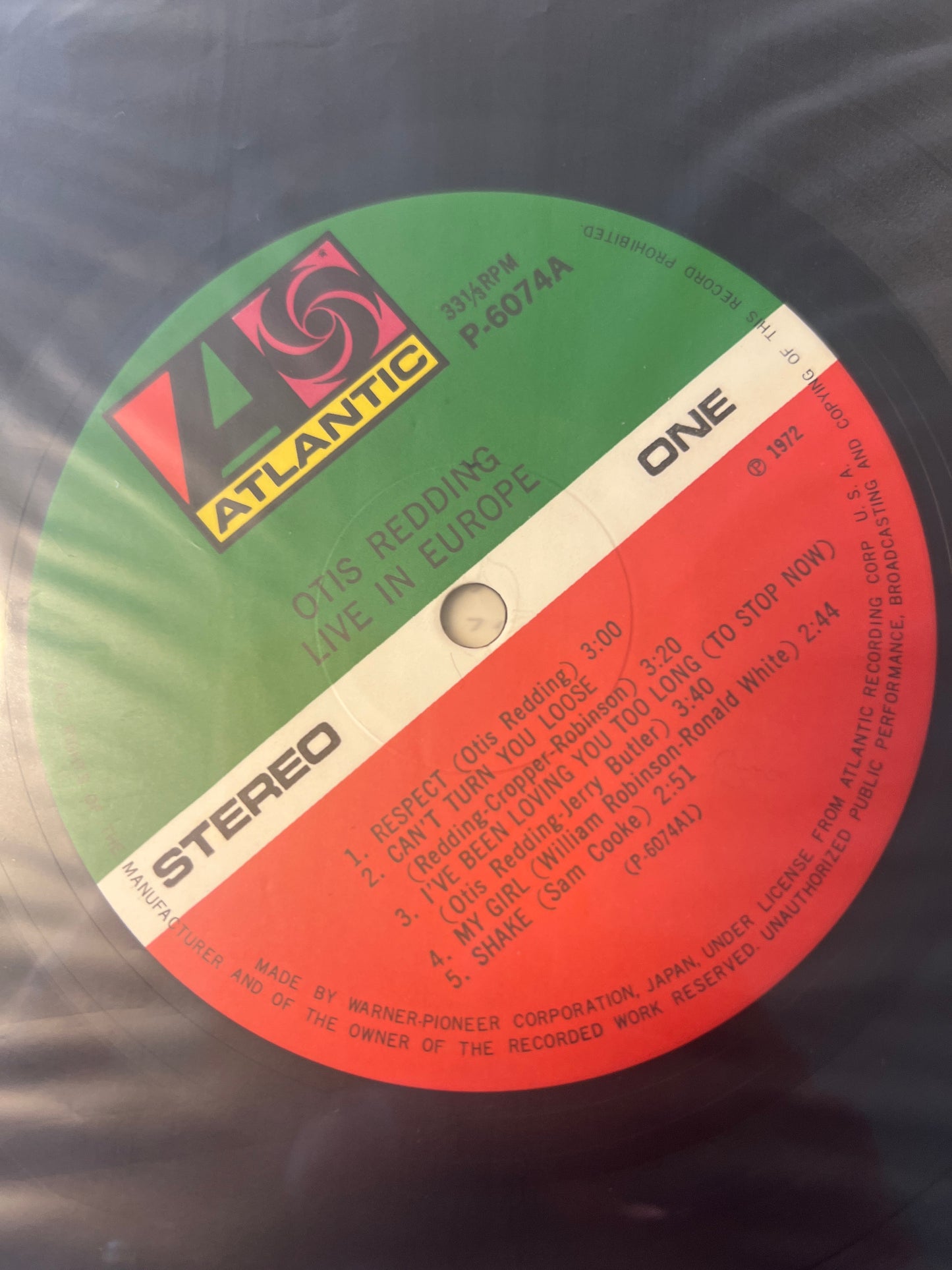 OTIS REDDING - live in Europe