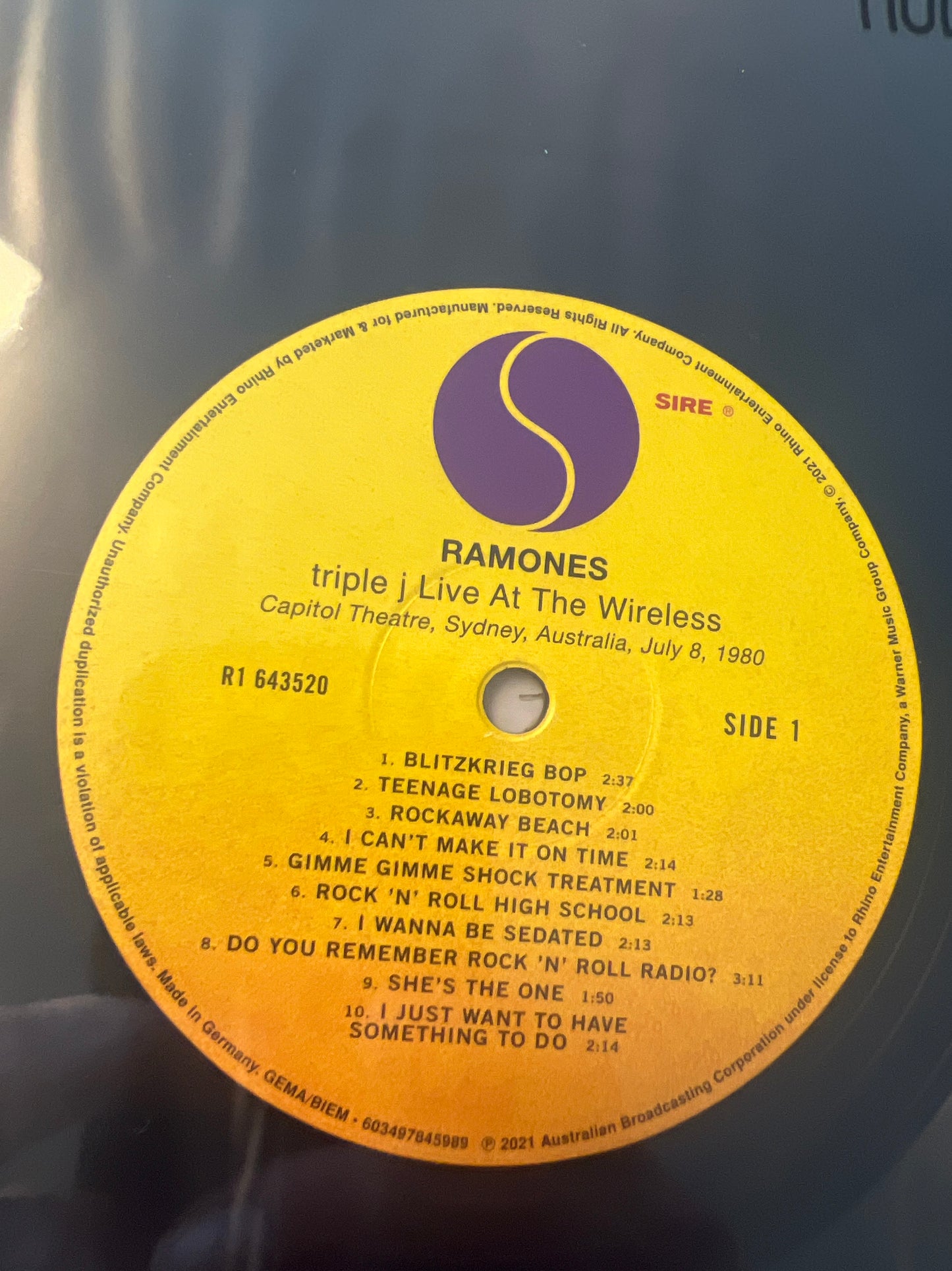 RAMONES - triple j live at the wireless