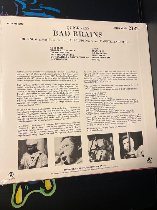 BAD BRAINS - quickness