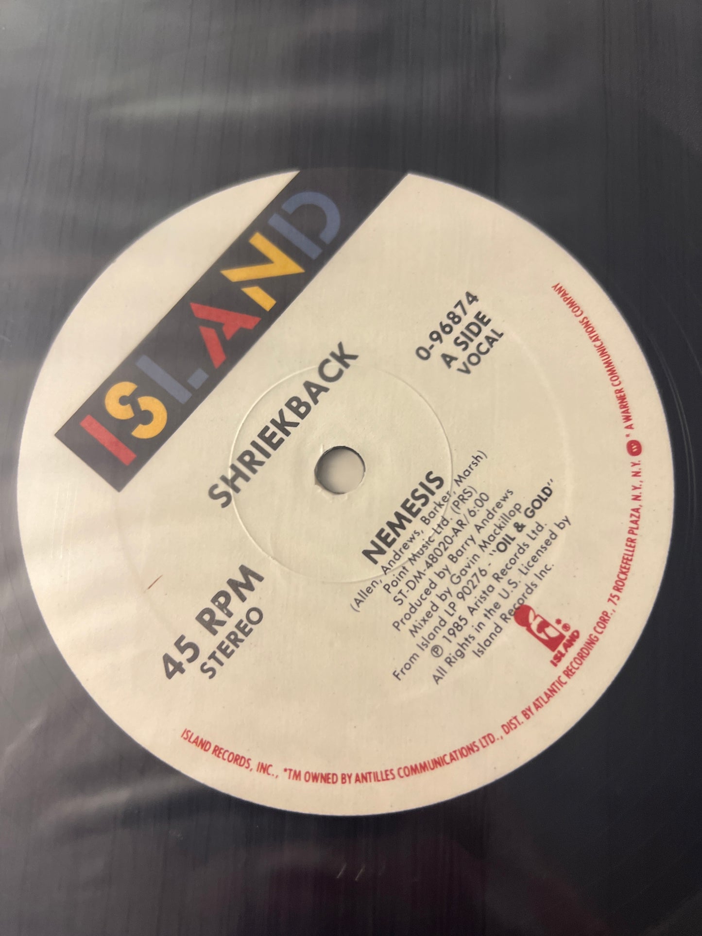 SHRIEKBACK - nemesis