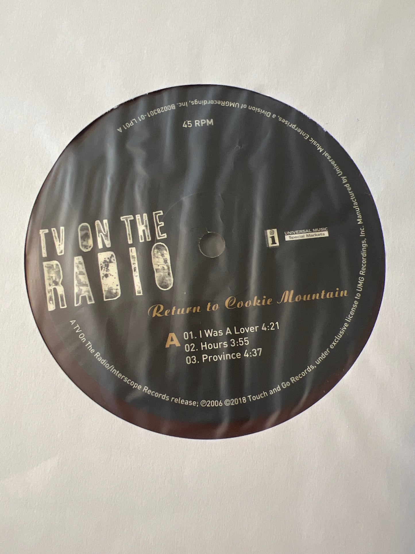 TV ON THE RADIO - return to cookie mountain