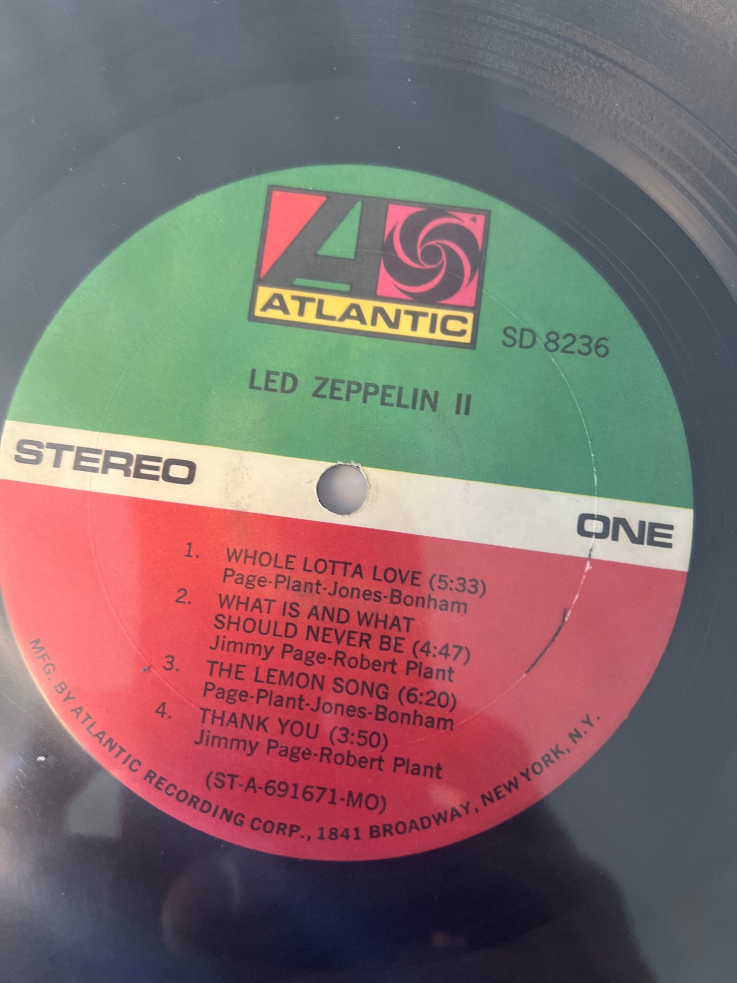 LED ZEPPELIN - II (Monarch RL pressing)