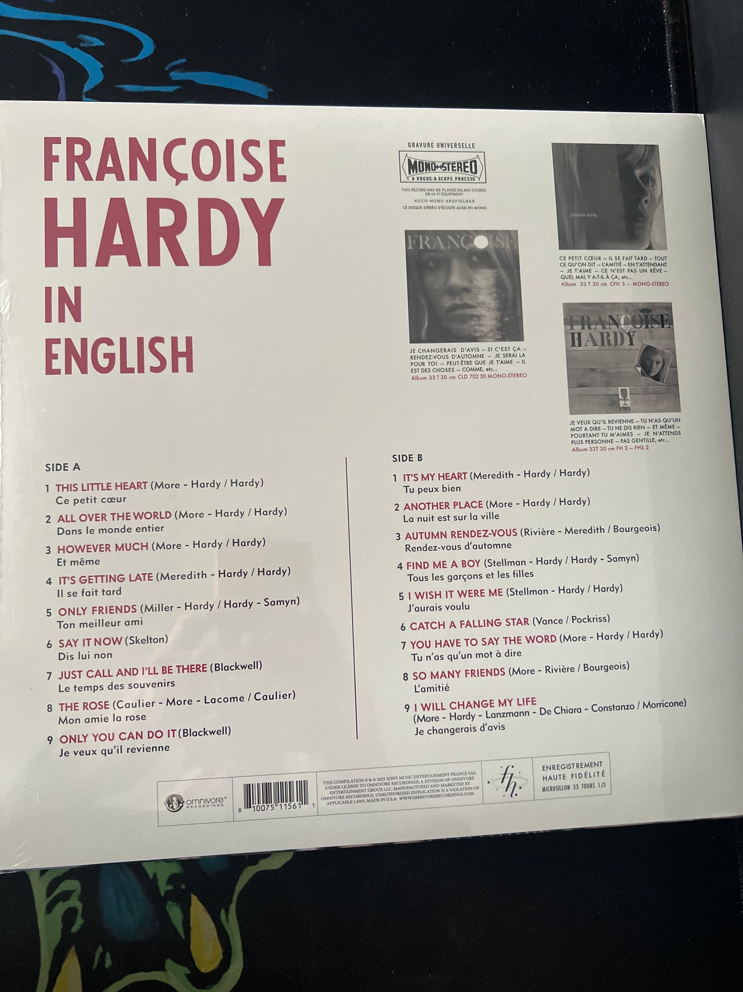 FRANCOISE HARDY - in English