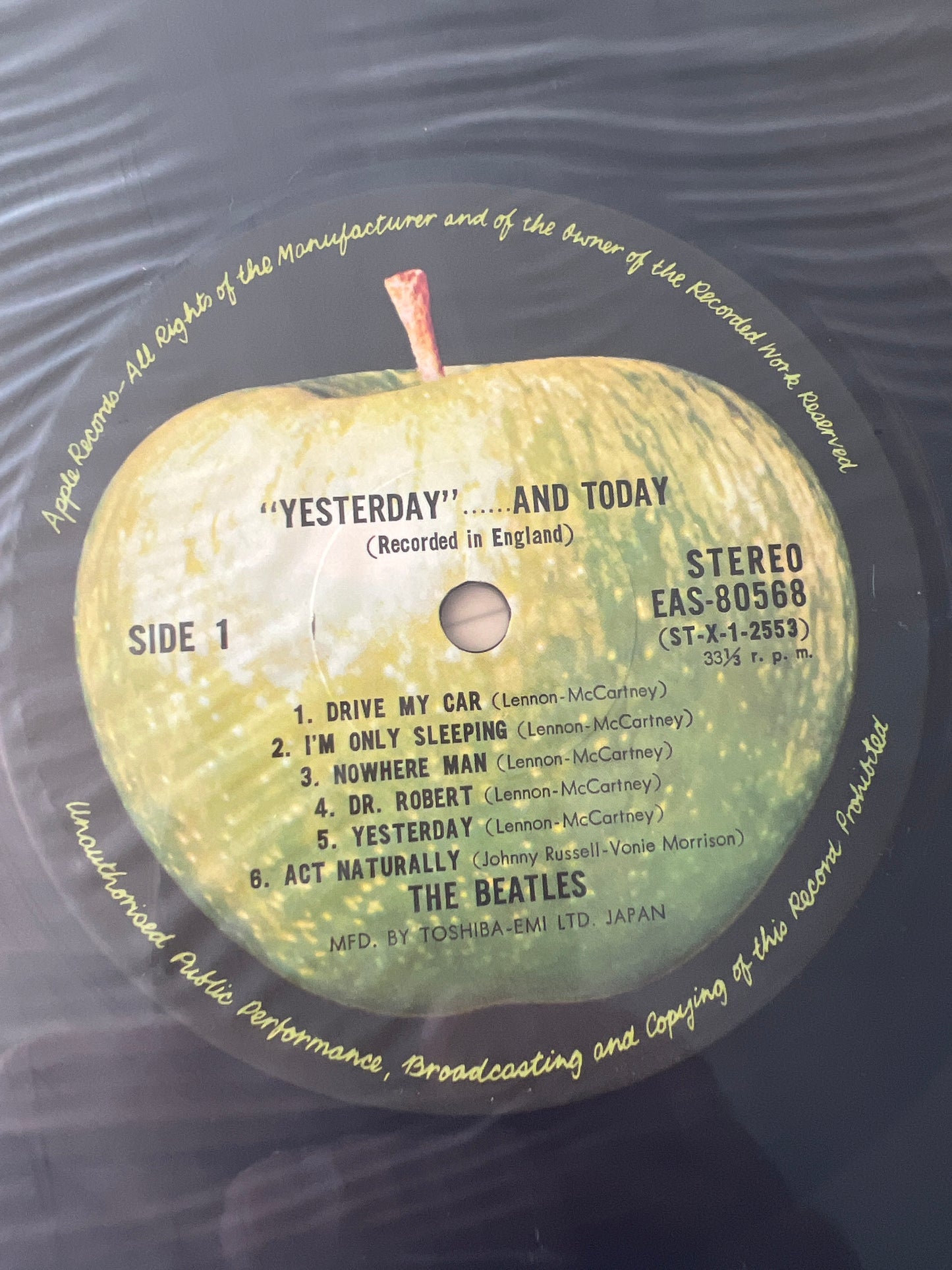 THE BEATLES - yesterday and today