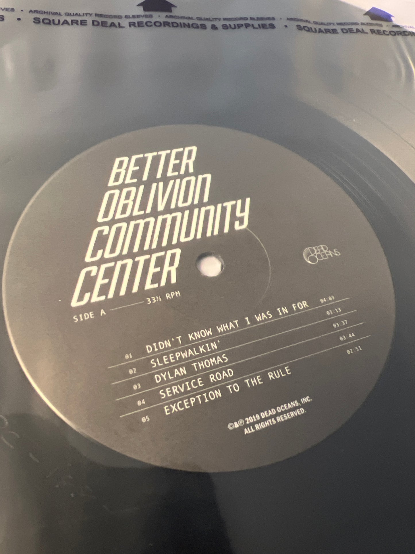 BETTER OBLIVION COMMUNITY CENTER - self-titled