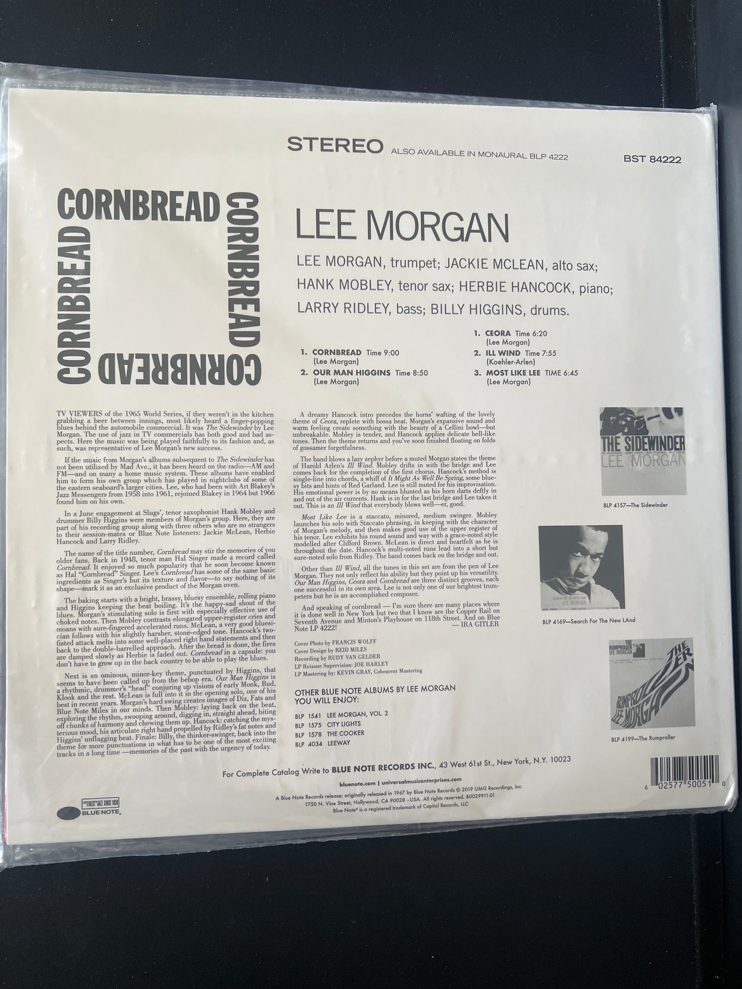 LEE MORGAN - cornbread