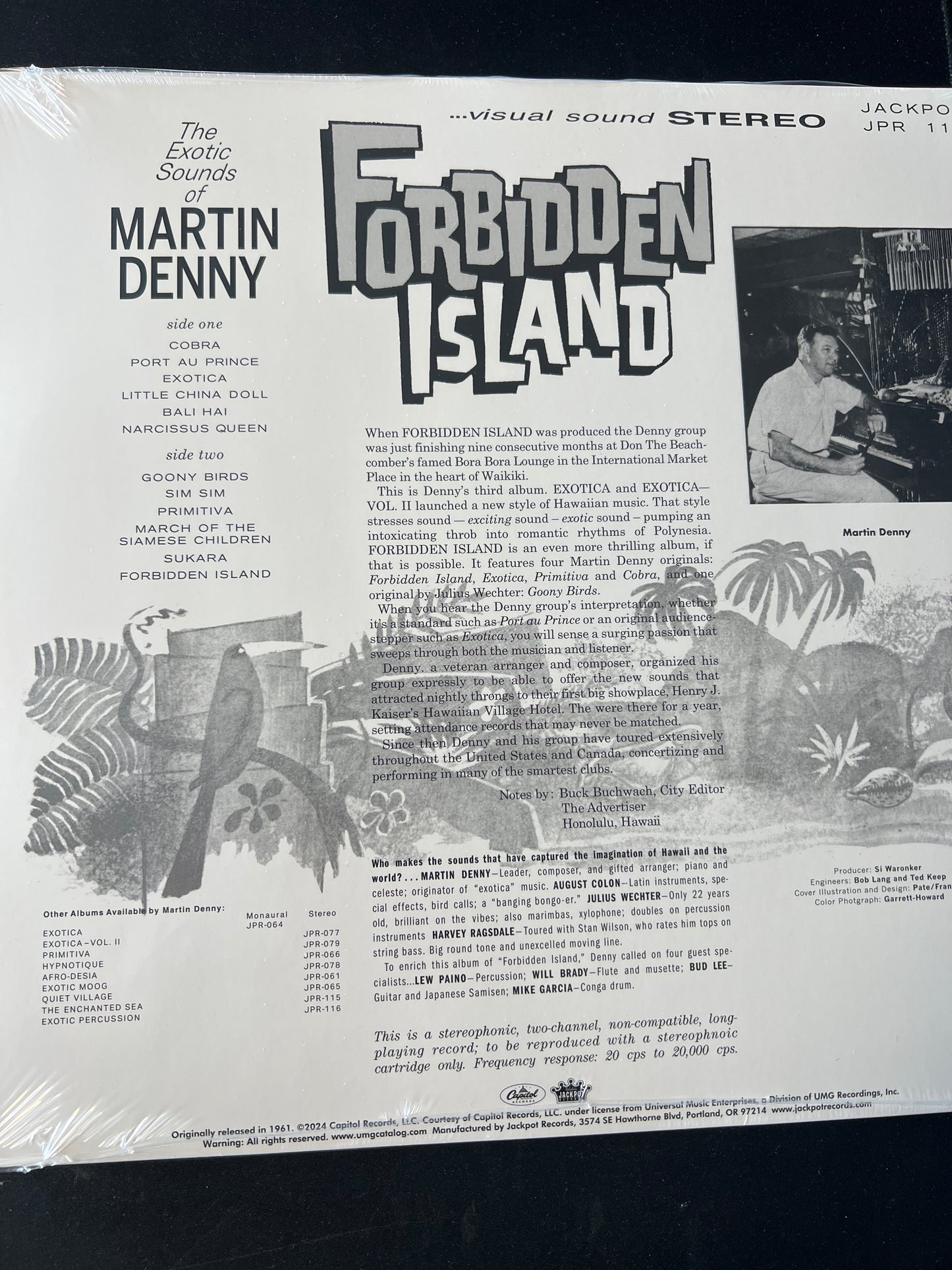 MARTIN DENNY - forbidden island
