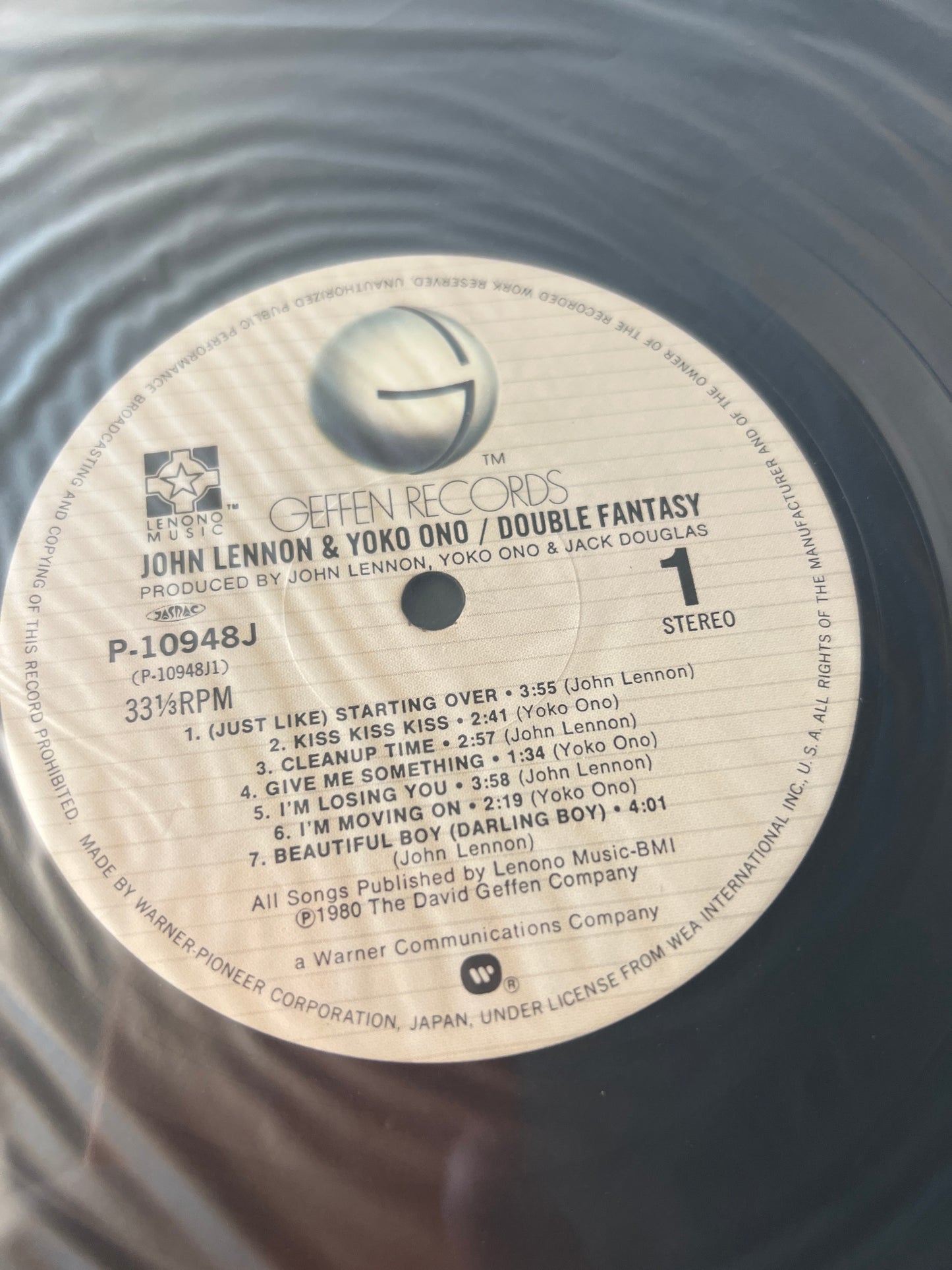 JOHN LENNON - double fantasy