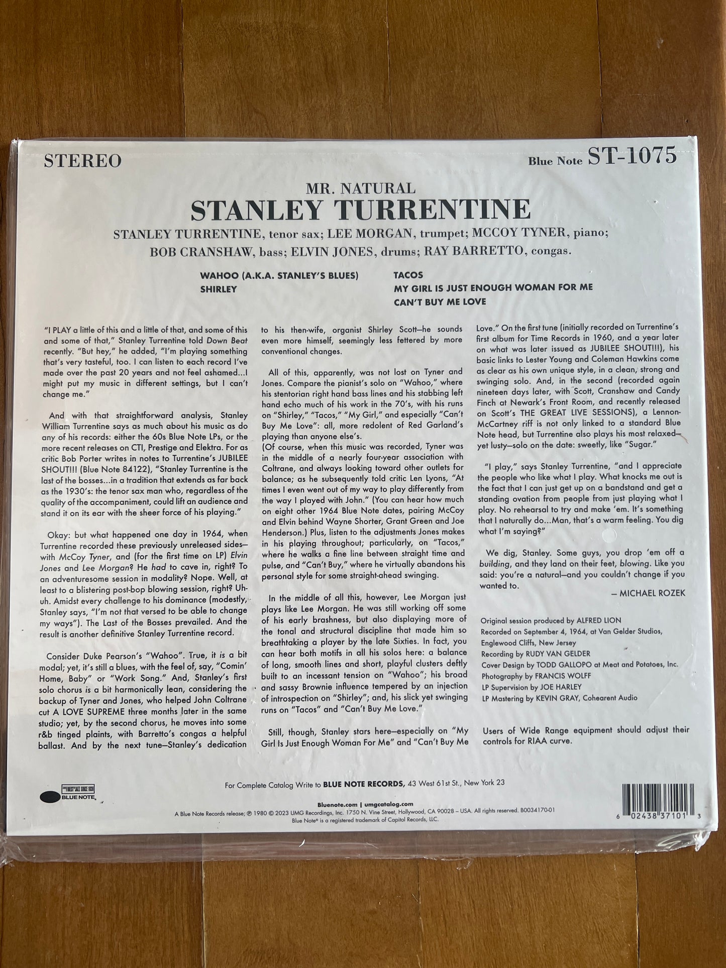 STANLEY TURRENTINE - Mr. Natural