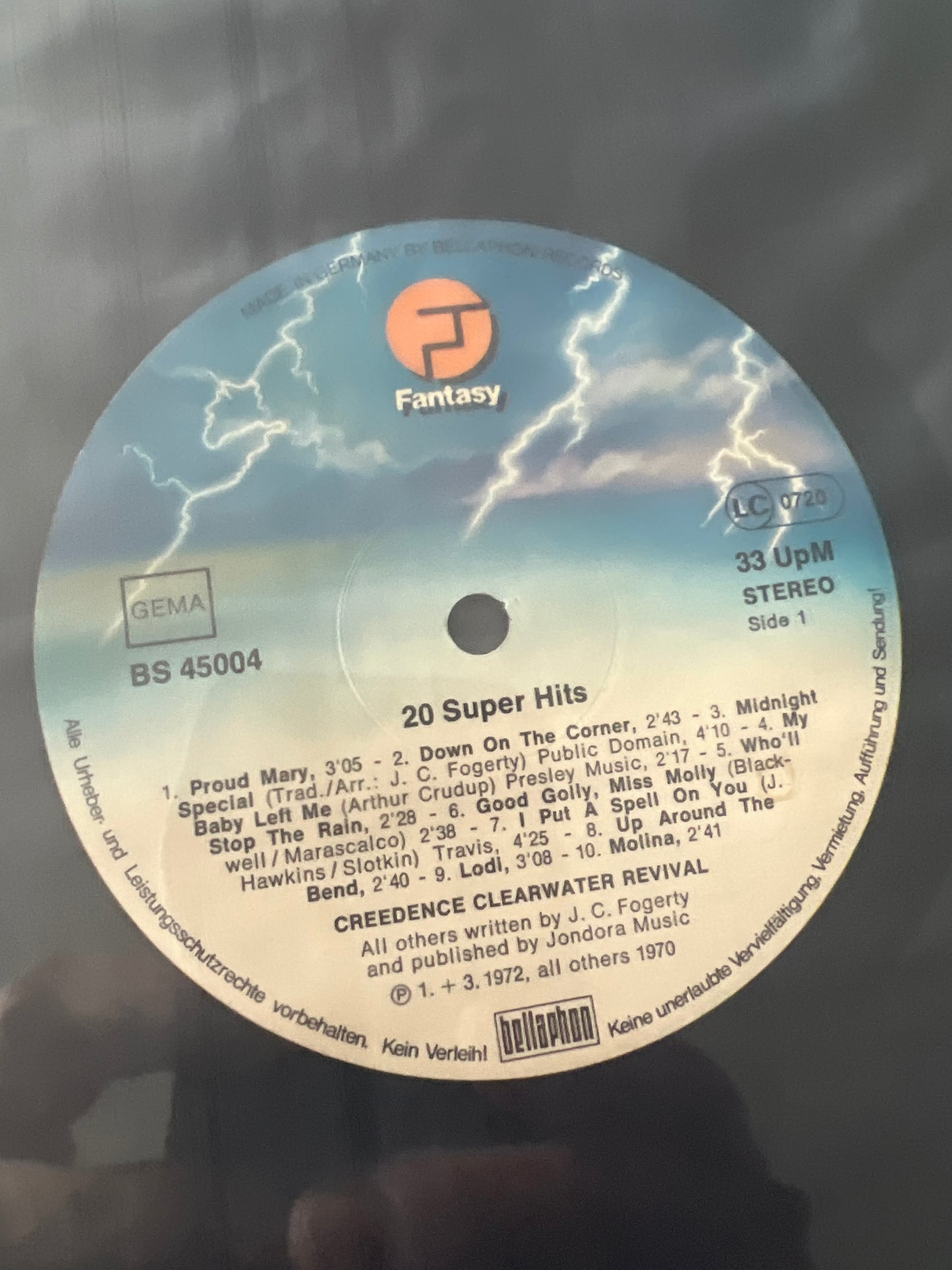 CREEDENCE CLEARWATER REVIVAL - 20 super hits