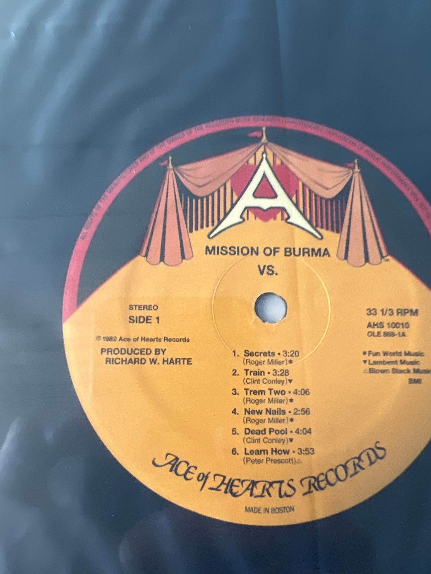 MISSION OF BURMA - Vs.