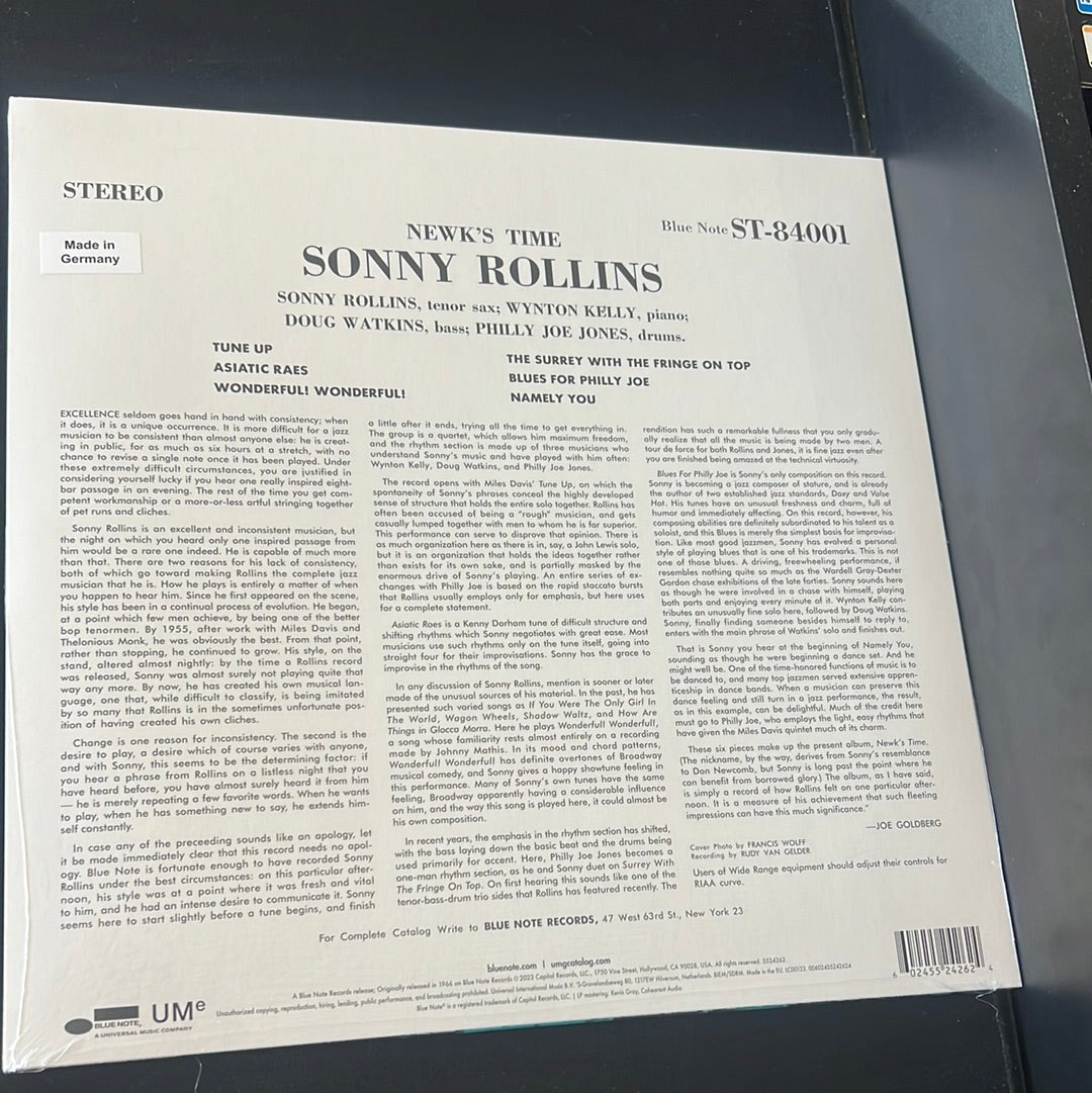 SONNY ROLLINS - newk’s time