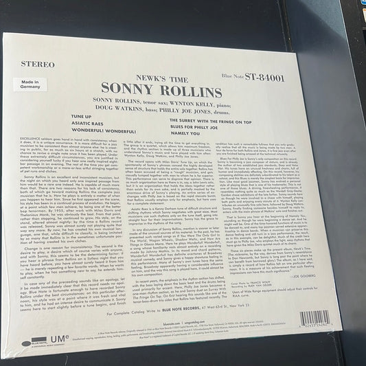 SONNY ROLLINS - newk’s time