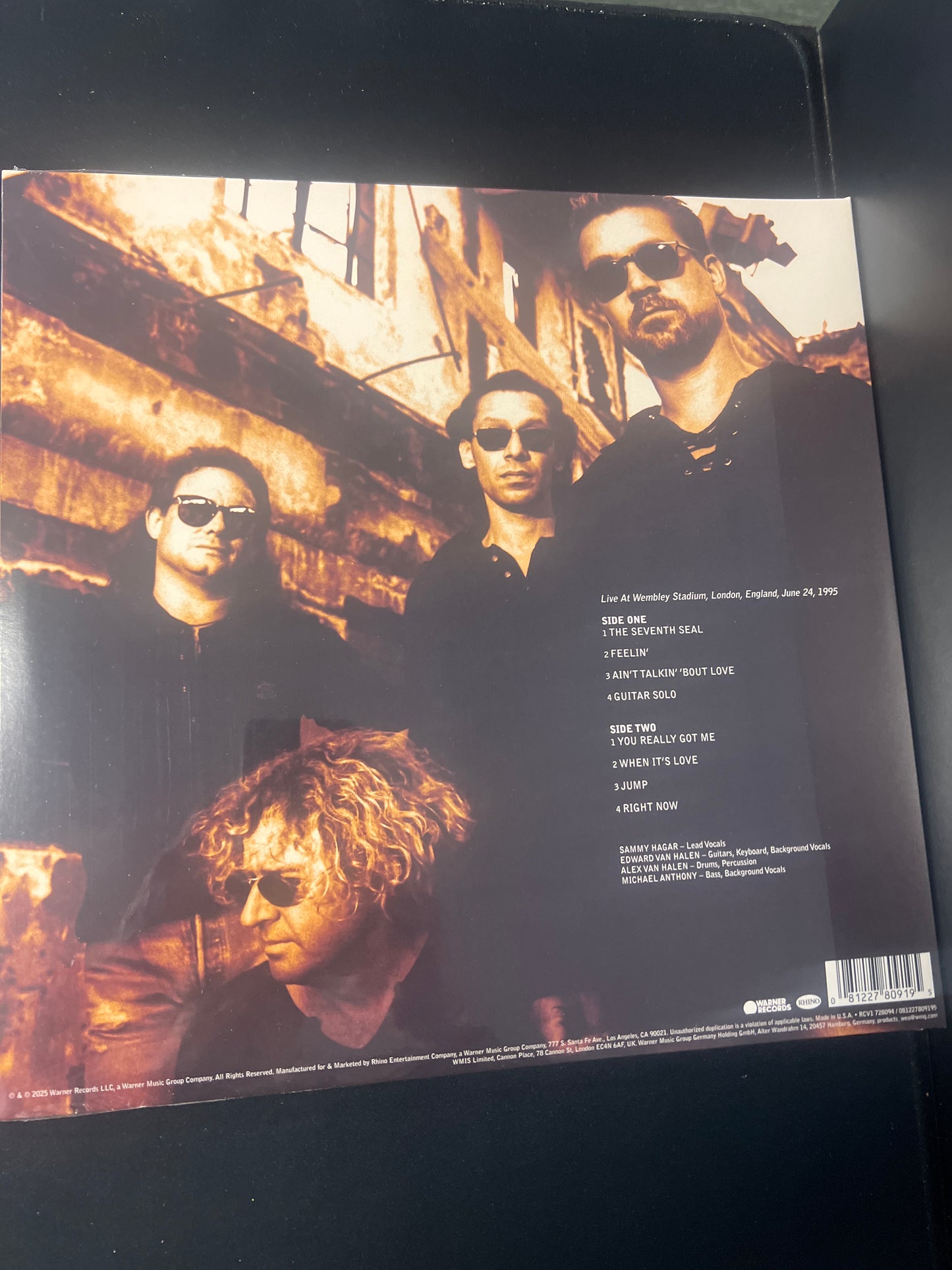 VAN HALEN - live at Wembley 1995