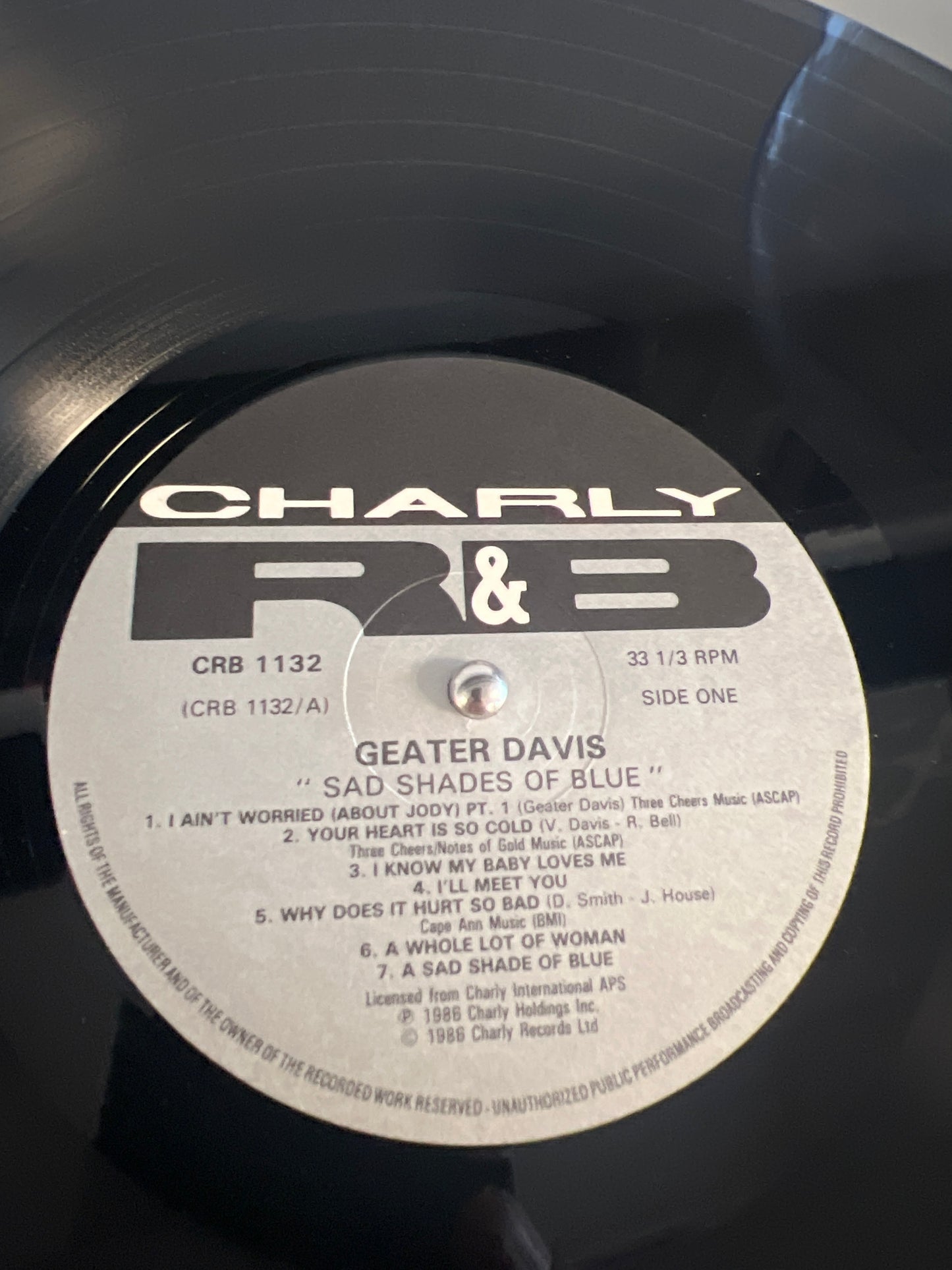 GEATER DAVIS - sad shades of blue