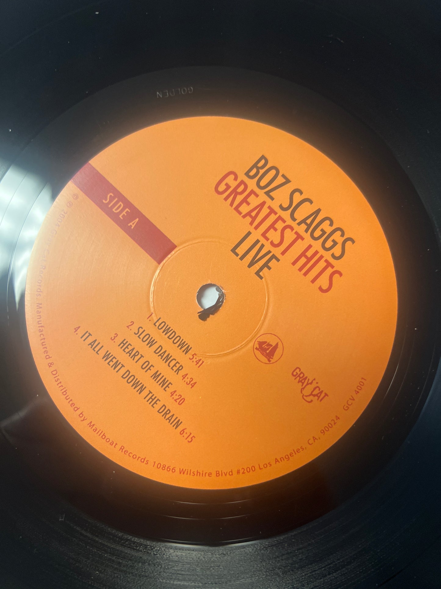 BOZ SCAGGS - greatest hits live