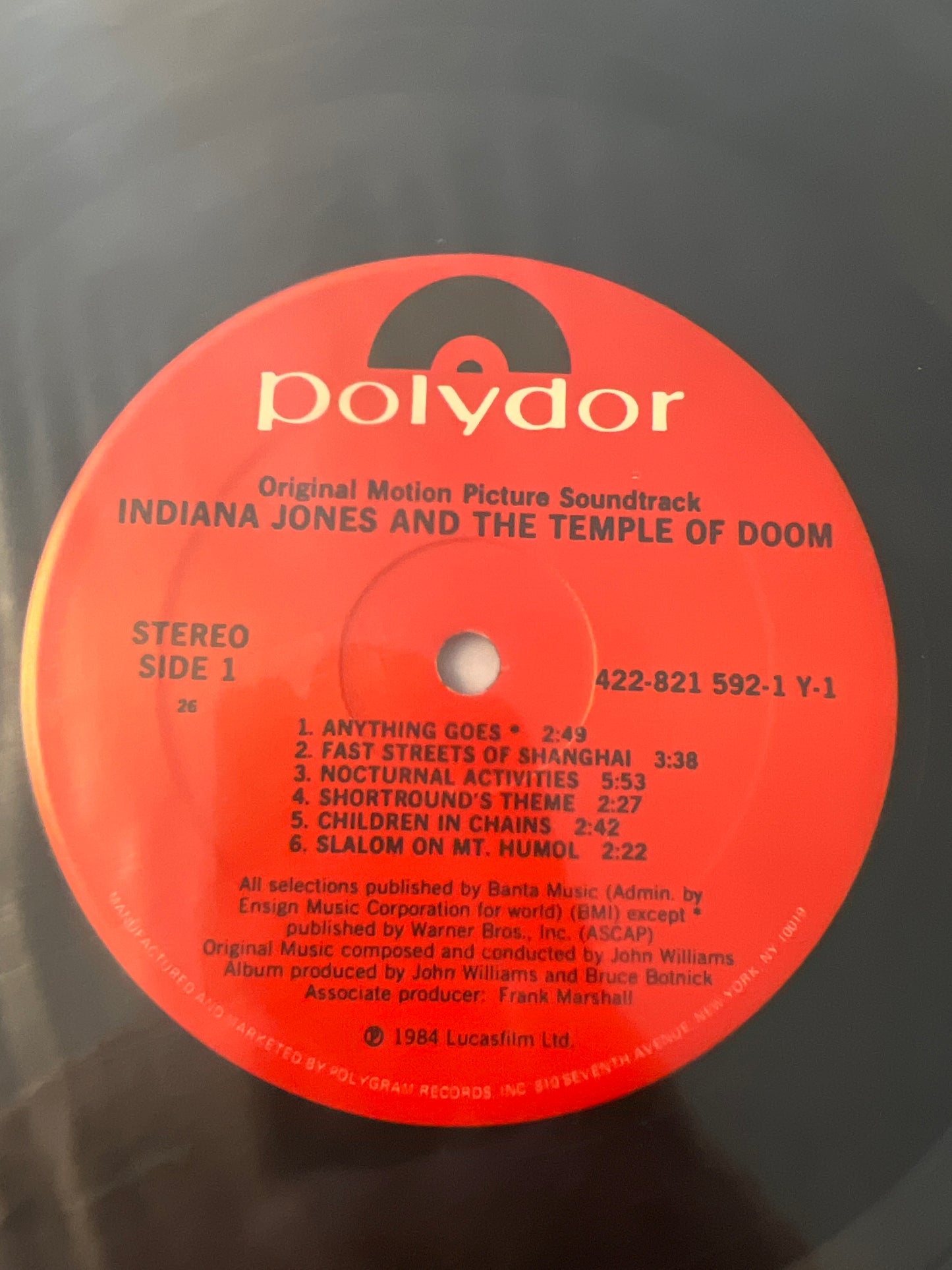 INDIANA JONES AND TEMPLE OF DOOM - John Williams