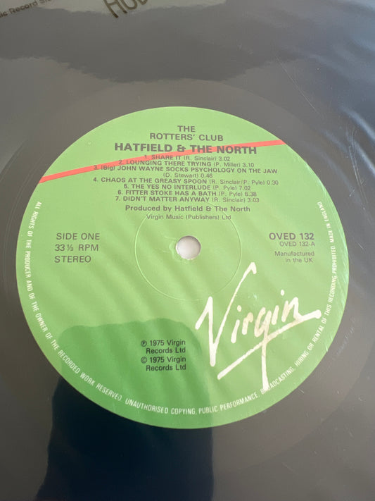 HATFIELD AND THE NORTH - the rotters’ club