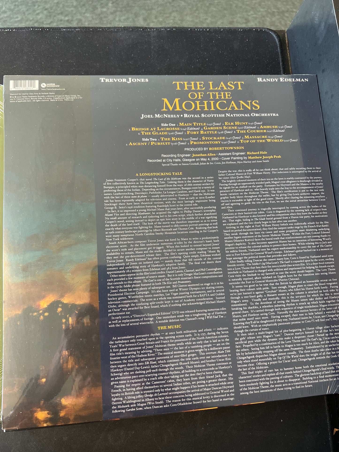 THE LAST OF THE MOHICANS - Trevor Jones / Randy Edelman