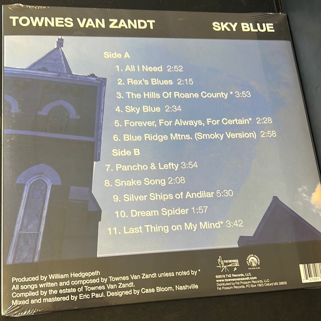 TOWNES VAN ZANDT - sky blue