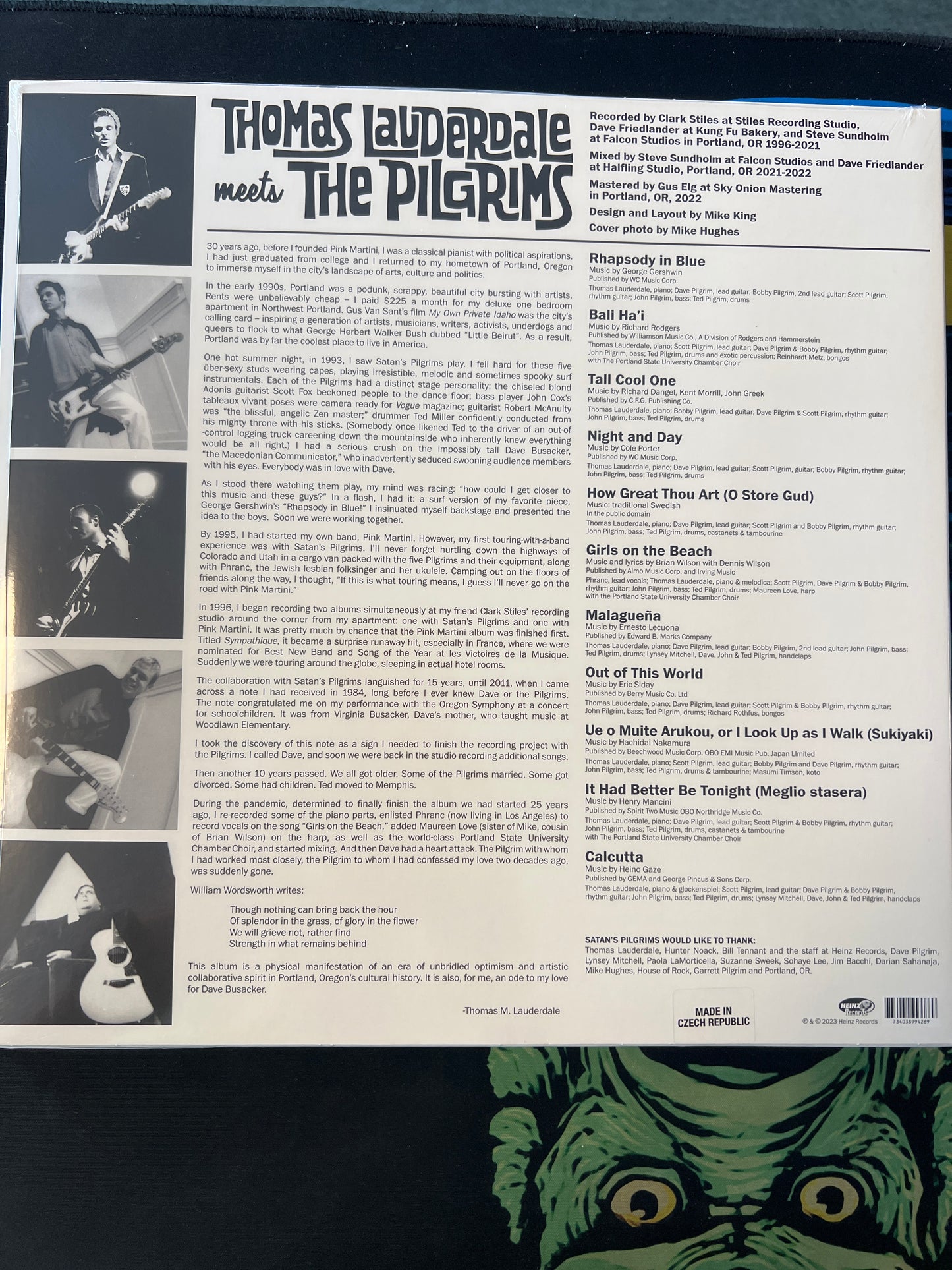 THOMAS LAUDERDALE MEETS THE PILGRIMS