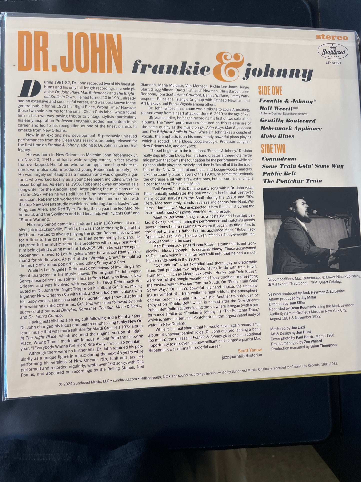 DR. JOHN - Frankie & Johnny