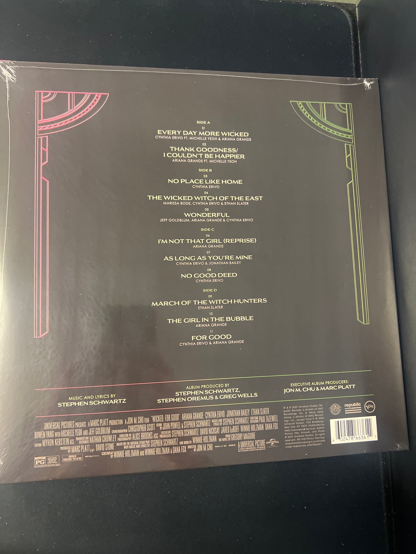 WICKED FOR GOOD - Stephen Schwartz