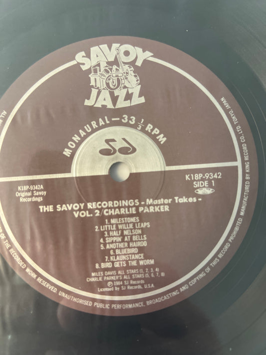 CHARLIE PARKER - the savoy recordings master takes Vol. 2